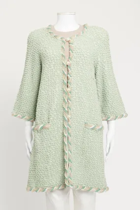 2012 Mint Green Knit Preowned Coat