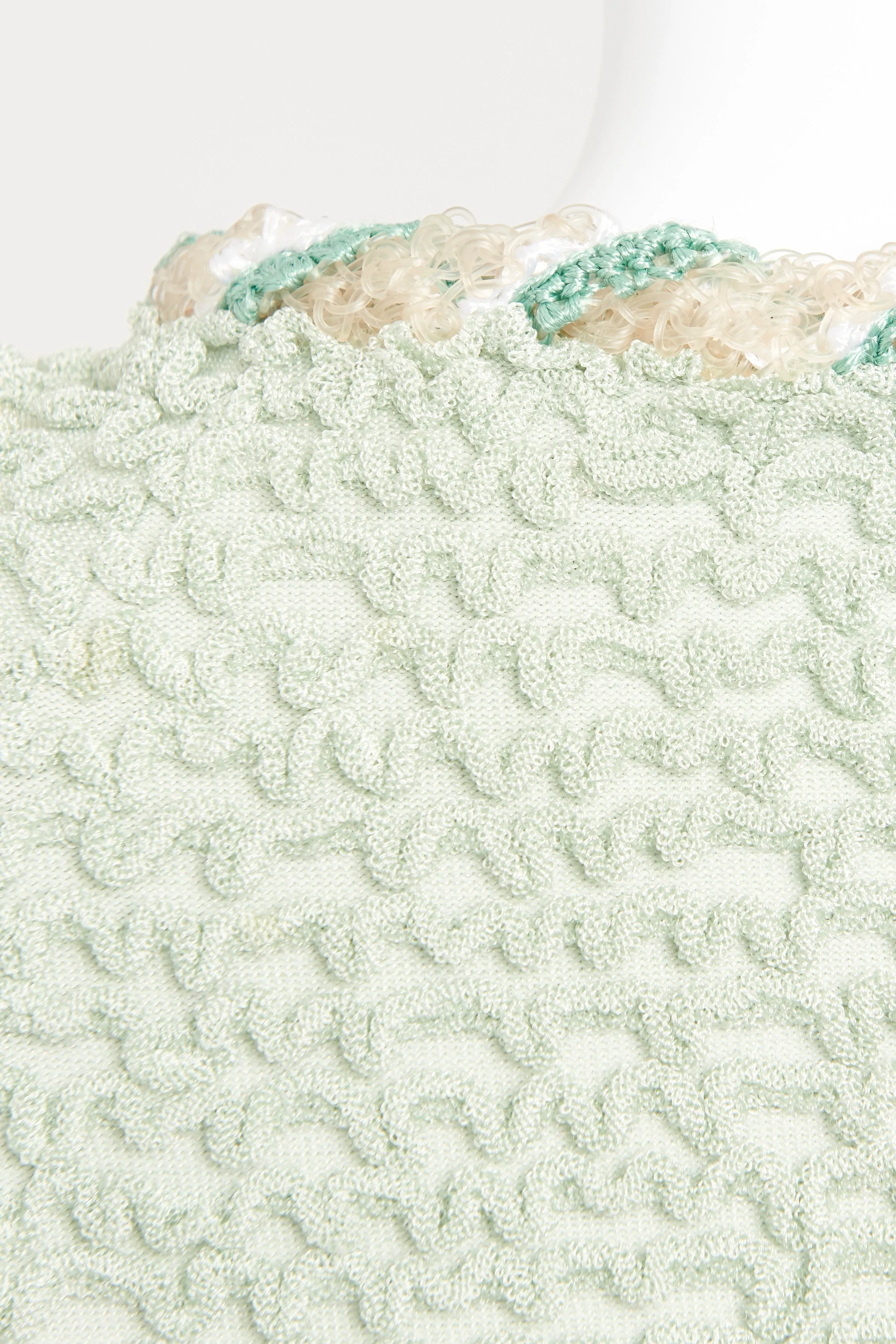 2012 Mint Green Knit Preowned Coat