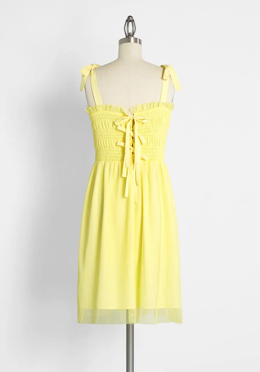 A Little Ray of Sunshine Fit and Flare Dress