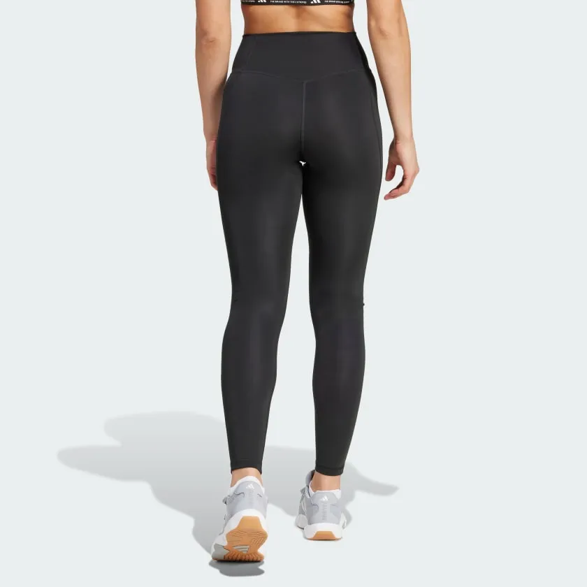 ADIDAS WOMEN'S OPTIME ESSENTIALS POCKET BACK FULL-LENGTH TIGHT