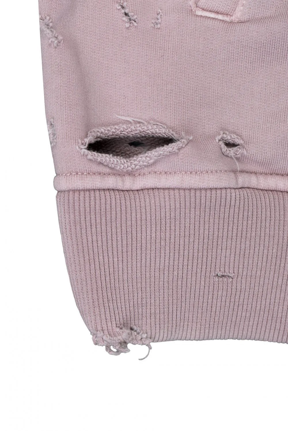 Agitator Distressed Hoodie Canyon Pink