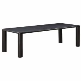 Akola Rectangular Dining Table, Black