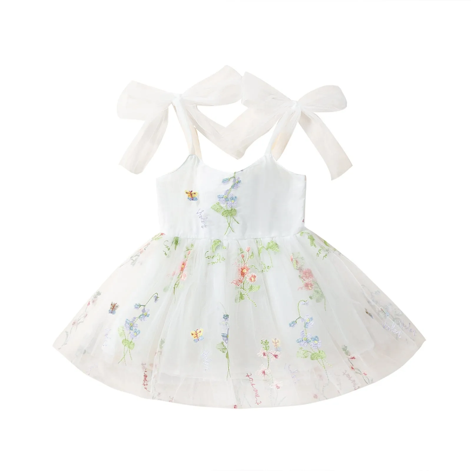 Amy Summer Floral Bow Dress