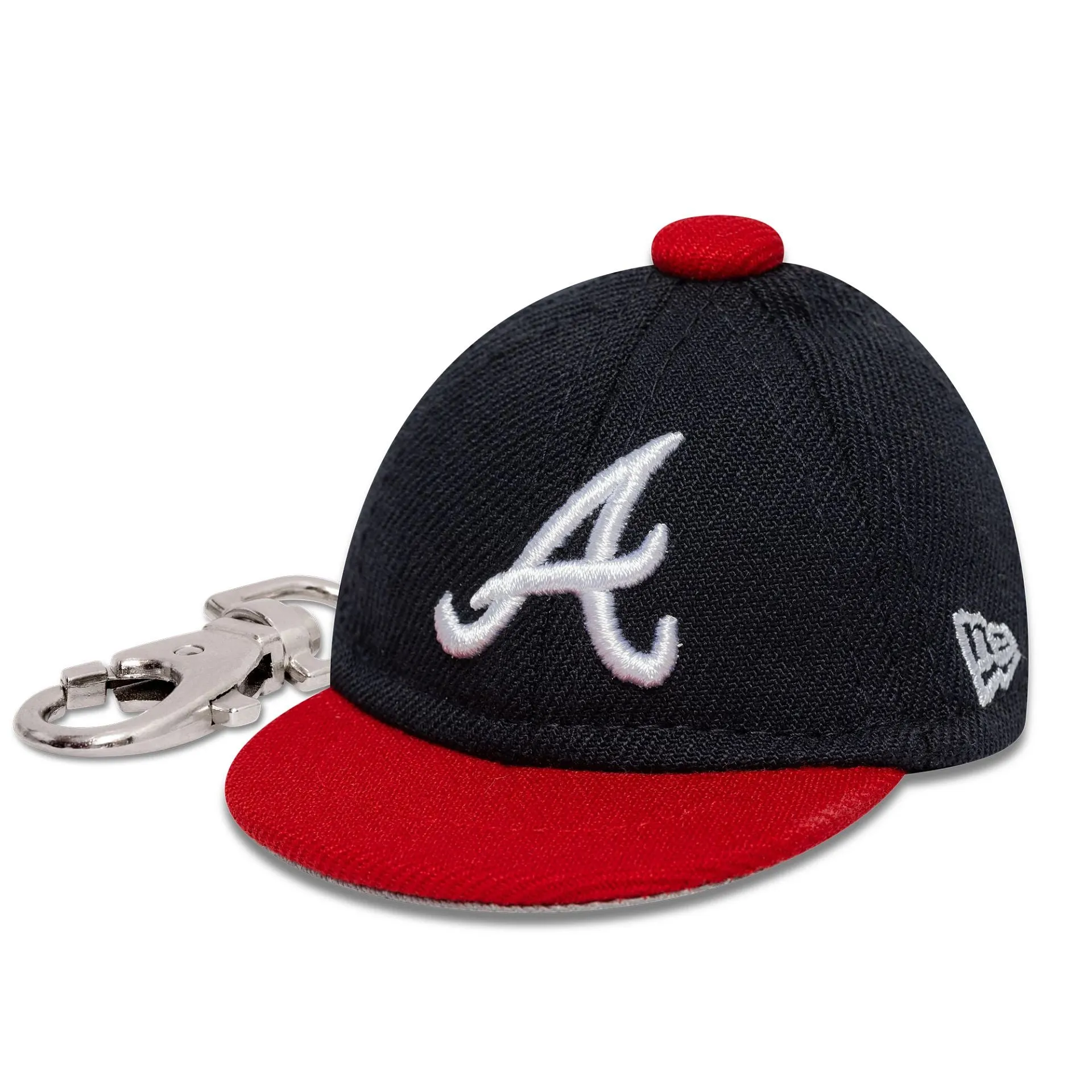 Atlanta Braves MLB Mini Cap Navy Key Chain