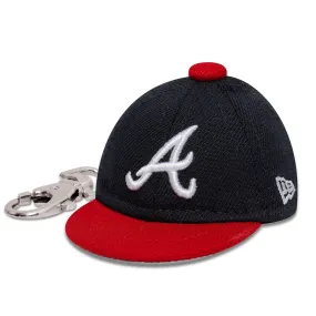 Atlanta Braves MLB Mini Cap Navy Key Chain