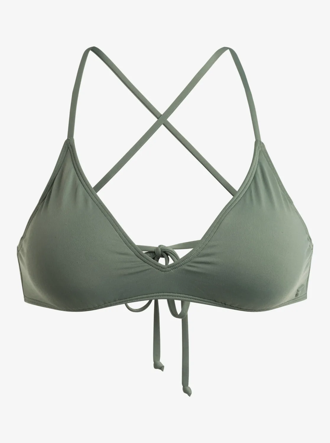 Beach Classics Athletic Triangle Bikini Top - Agave Green