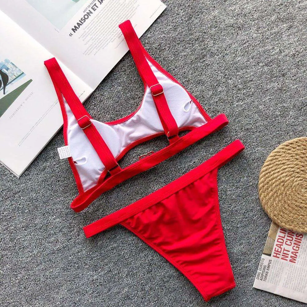 bikini set high cut