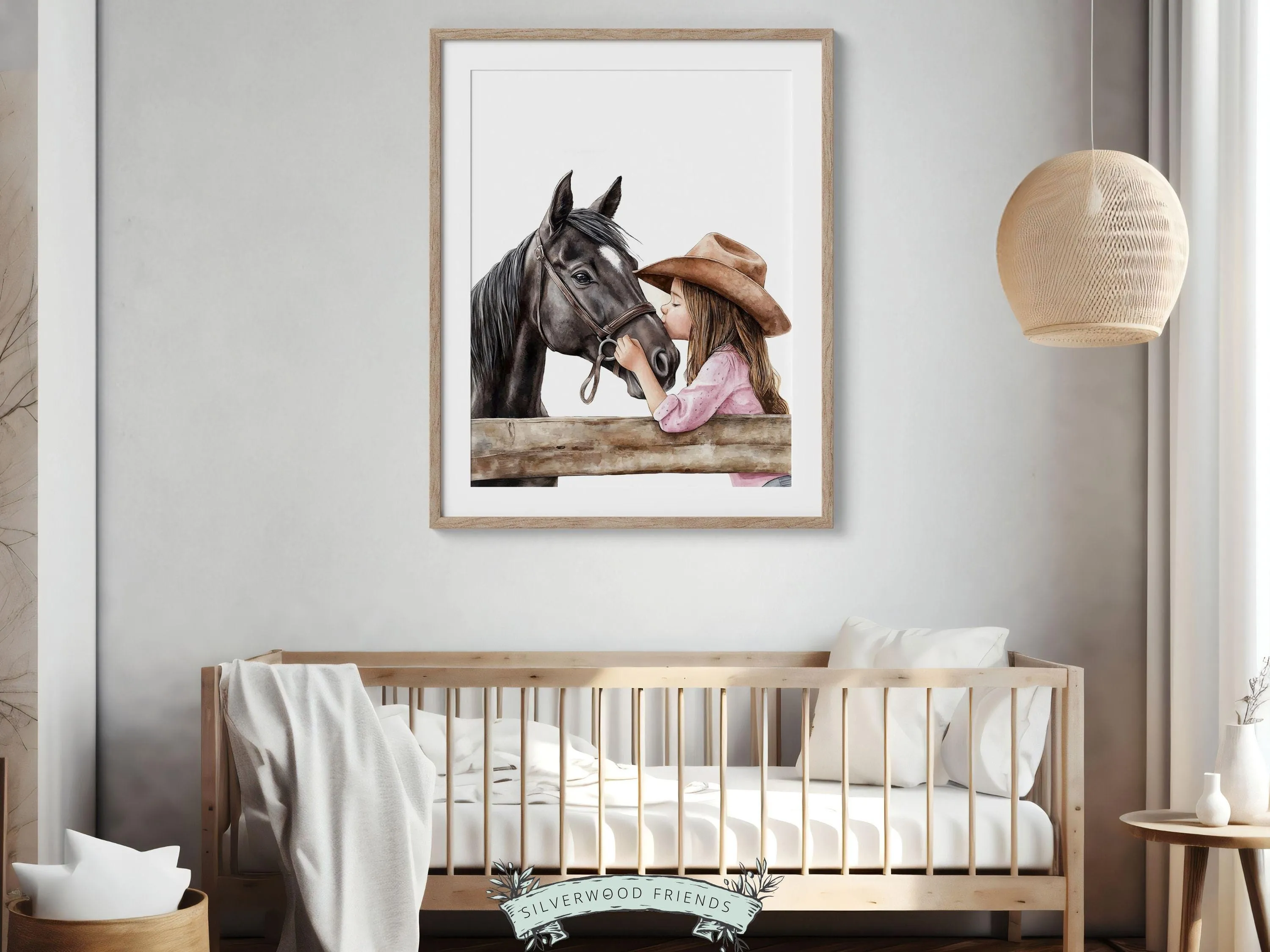 Black Horse Print - 005