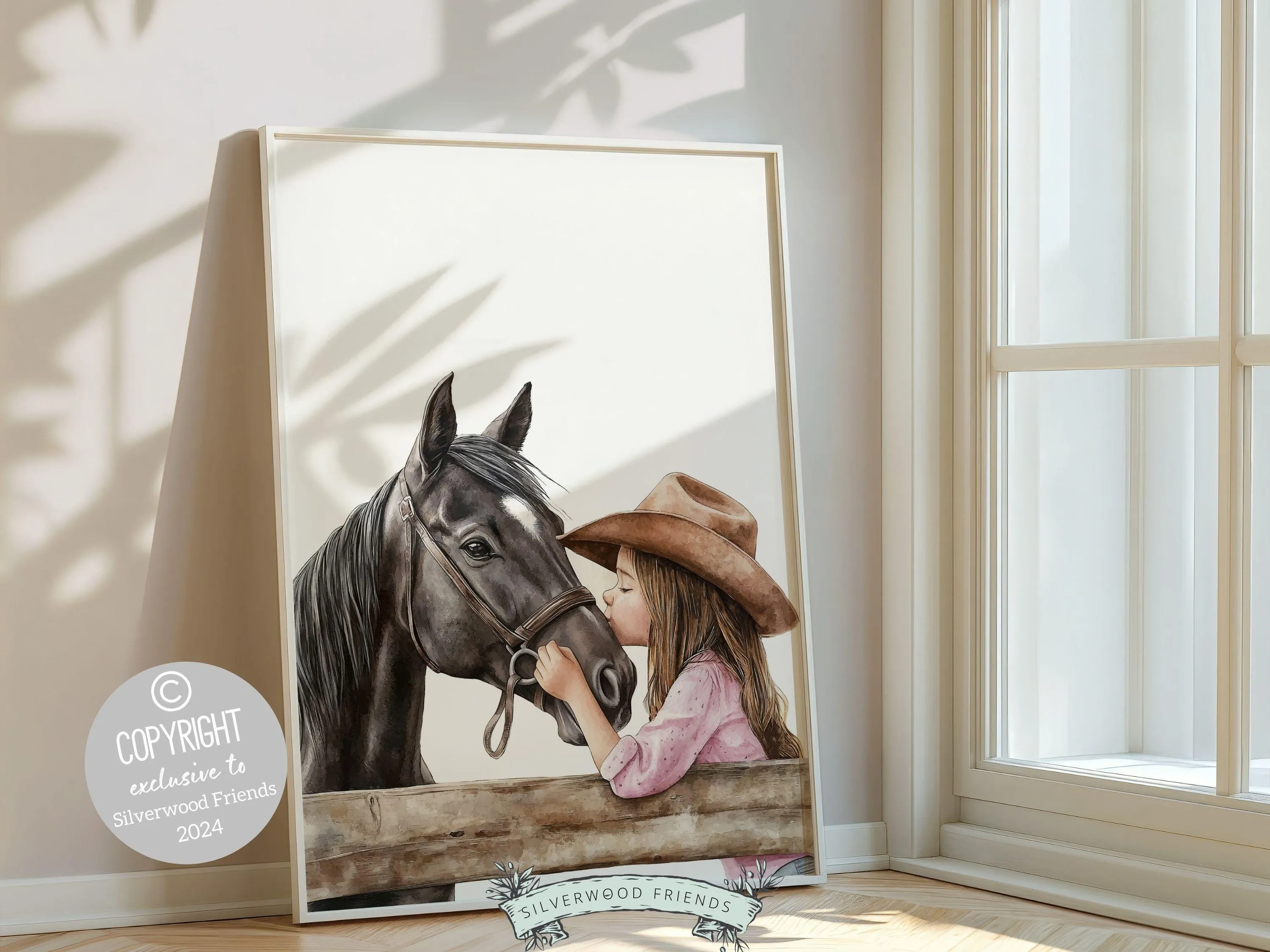 Black Horse Print - 005