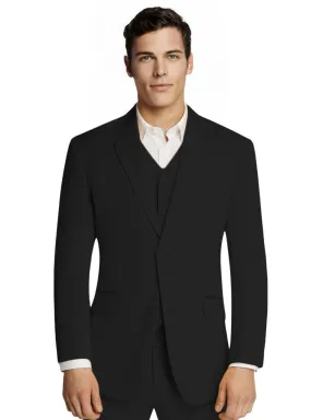 Black Microfiber Suit Jacket