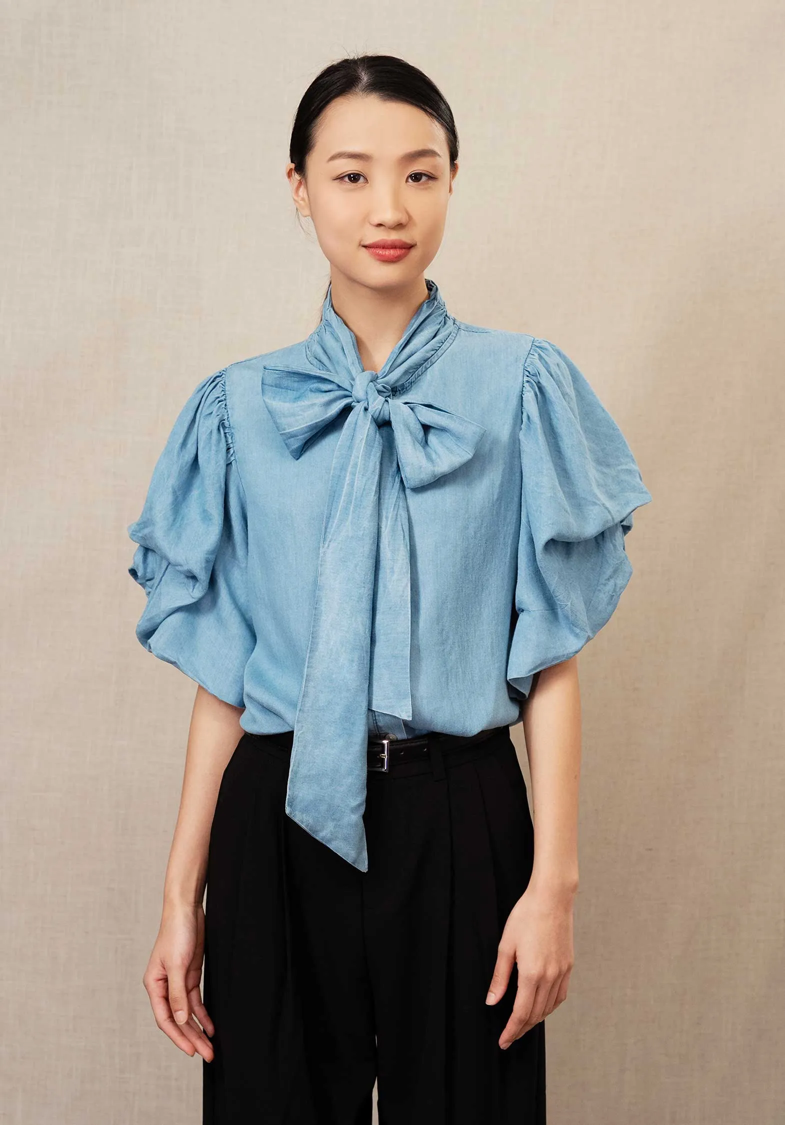 Blouse Fk25 Cowboy-Clair-Bleu