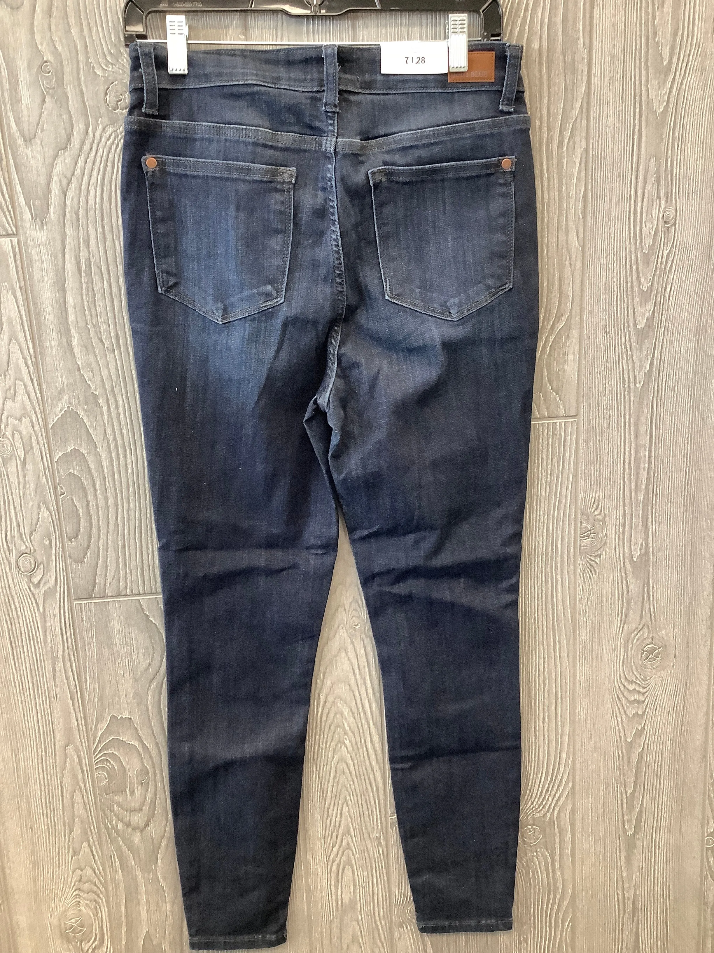 Blue Denim Jeans Skinny Judy Blue, Size 6