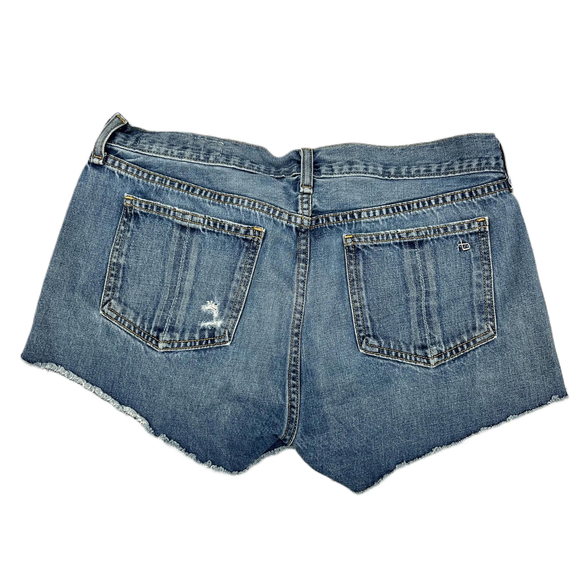 Blue Denim Shorts Designer By Rag & Bones Jeans, Size: 6