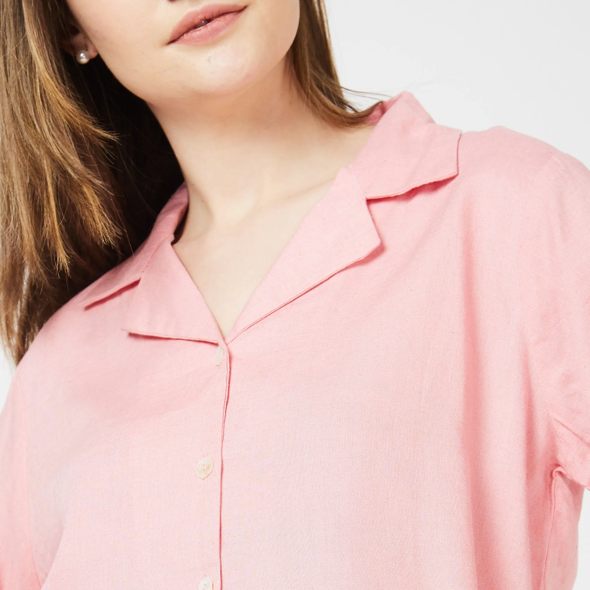 Boxy Fit Solid Shirt