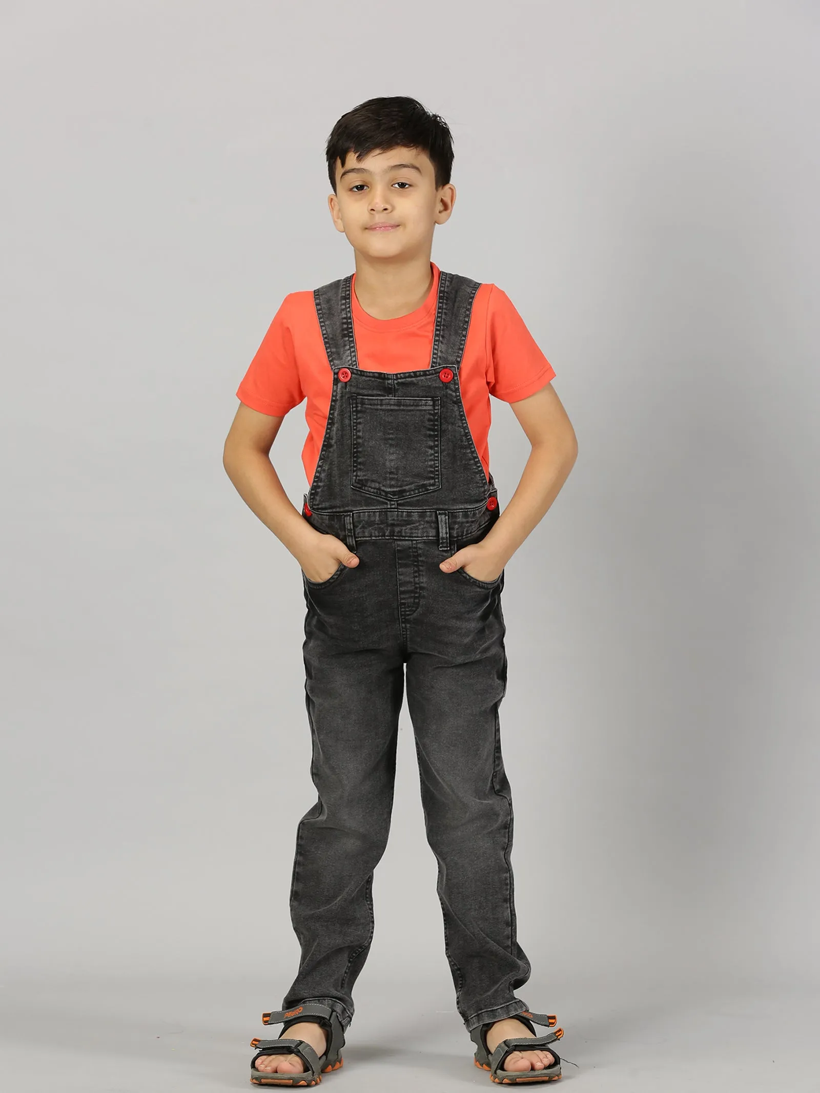 Boys Denim Dungaree Pant