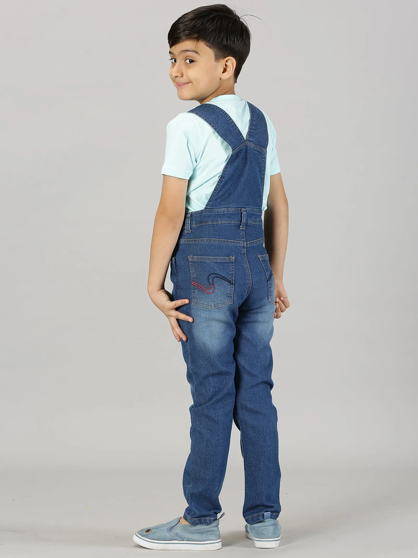 Boys Denim Dungaree Pant