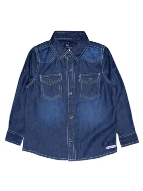 Boys Full Sleeves Denim Shirt