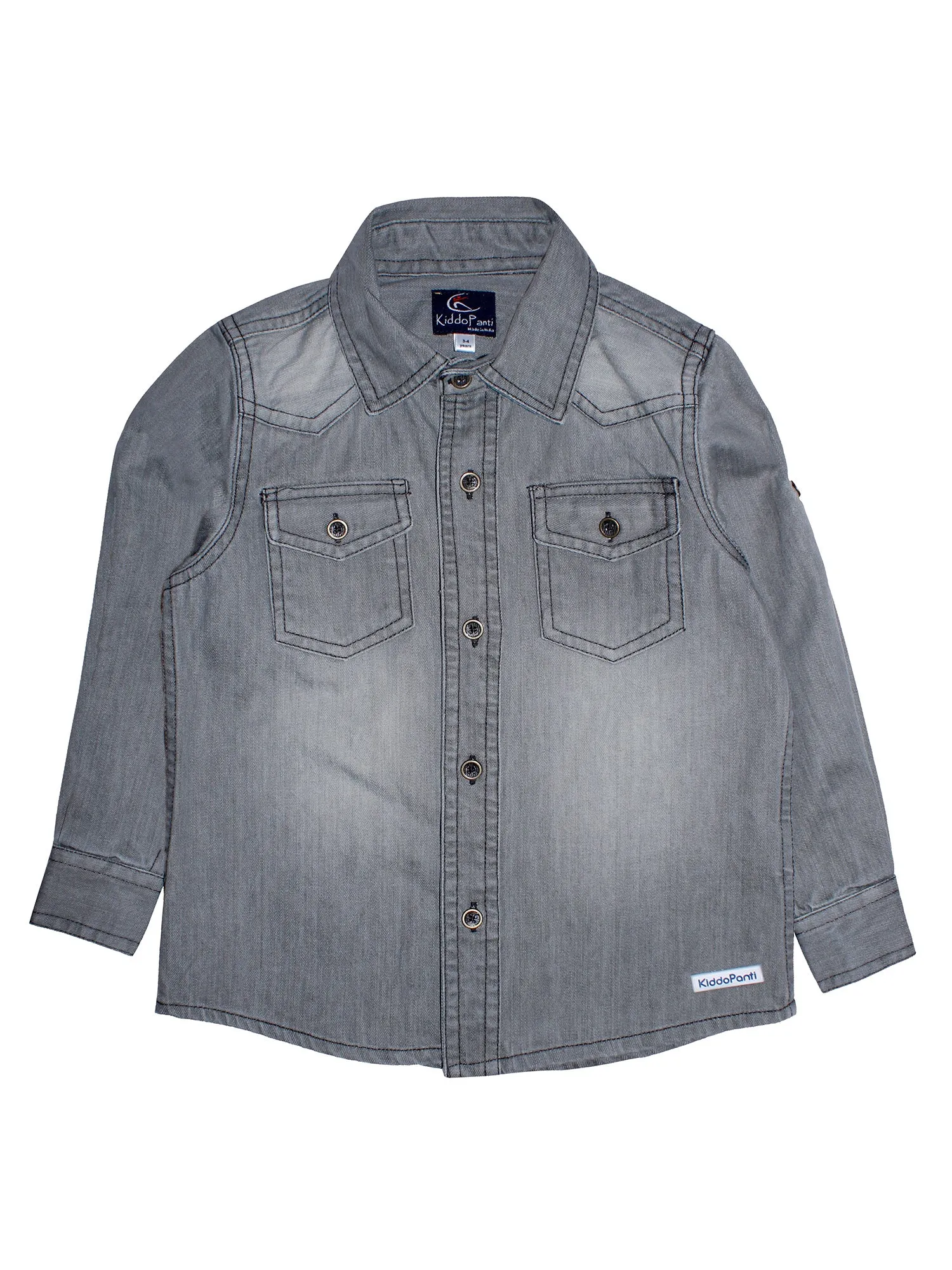 Boys Full Sleeves Denim Shirt