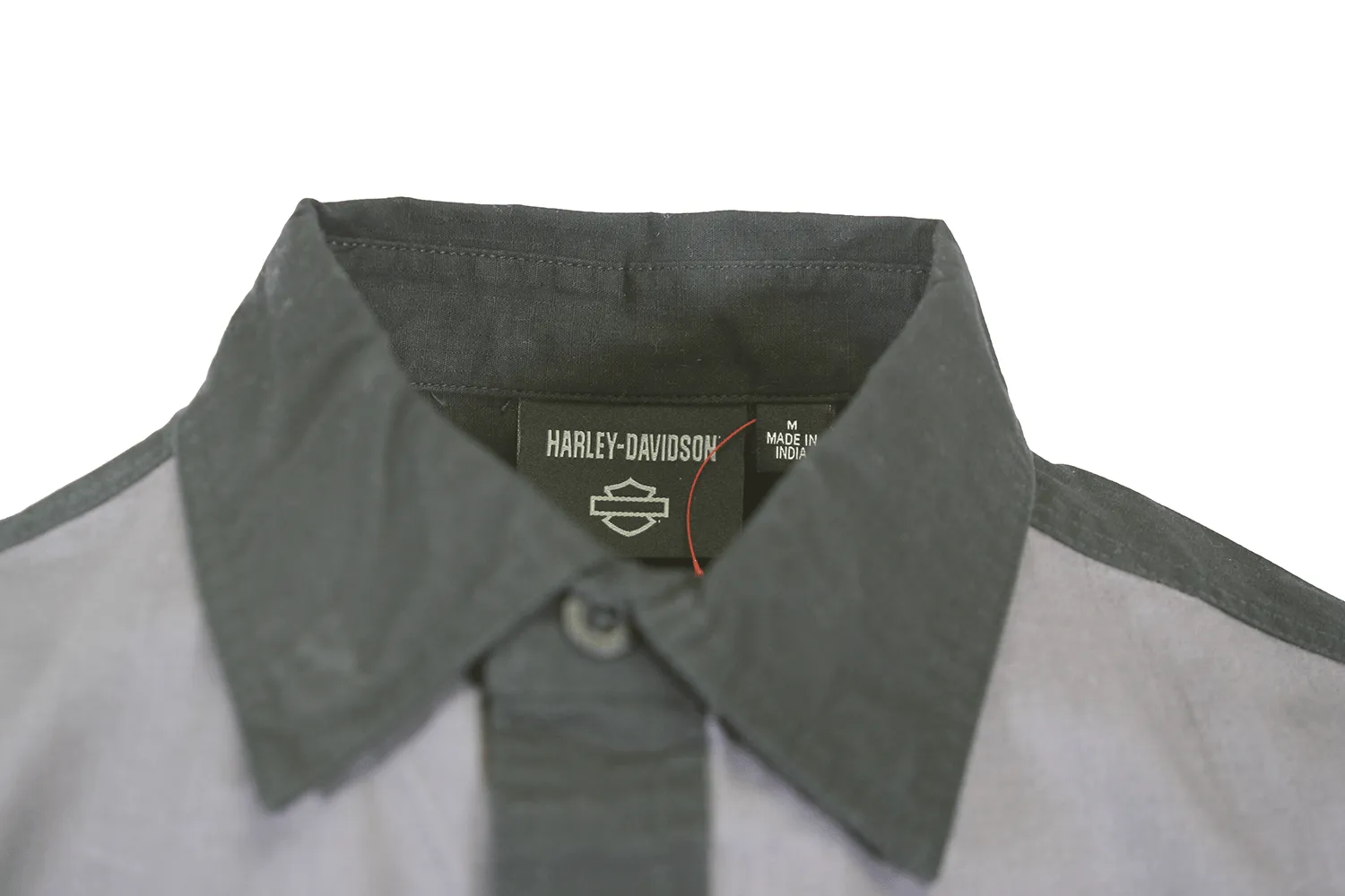 Branded  Men's Shirt Blackened Pearl Colorblocked Bar & Shield S/S (S56)