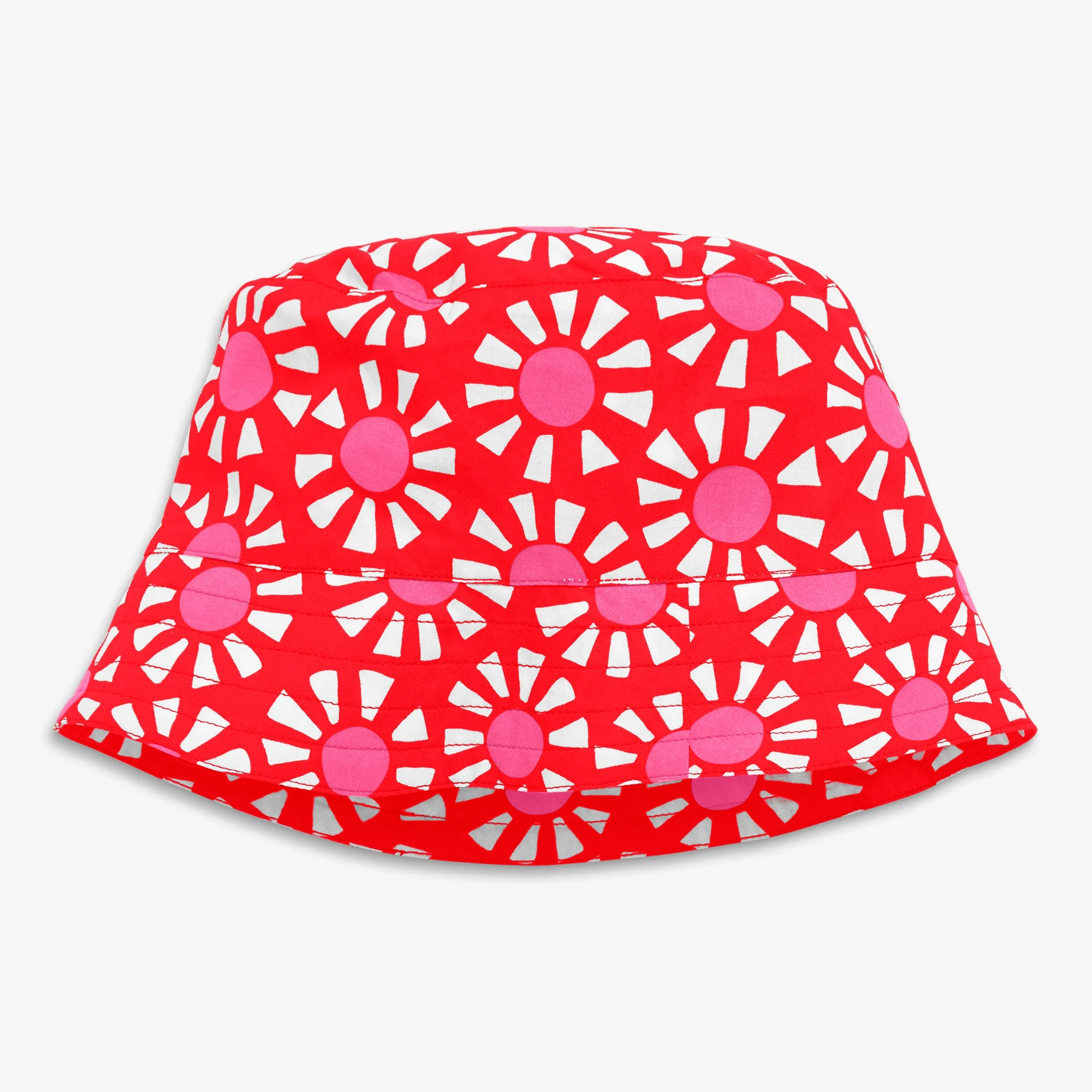 Bucket hat in cutout suns