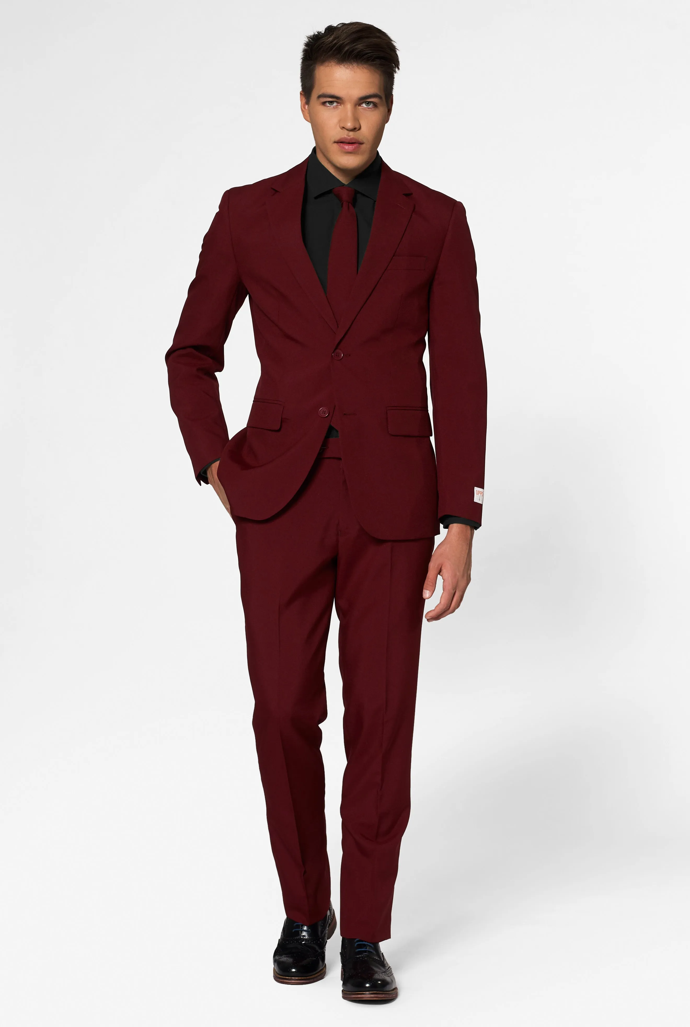 Burgundy Wedding Suit