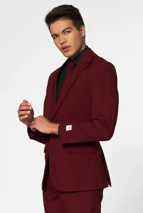 Burgundy Wedding Suit