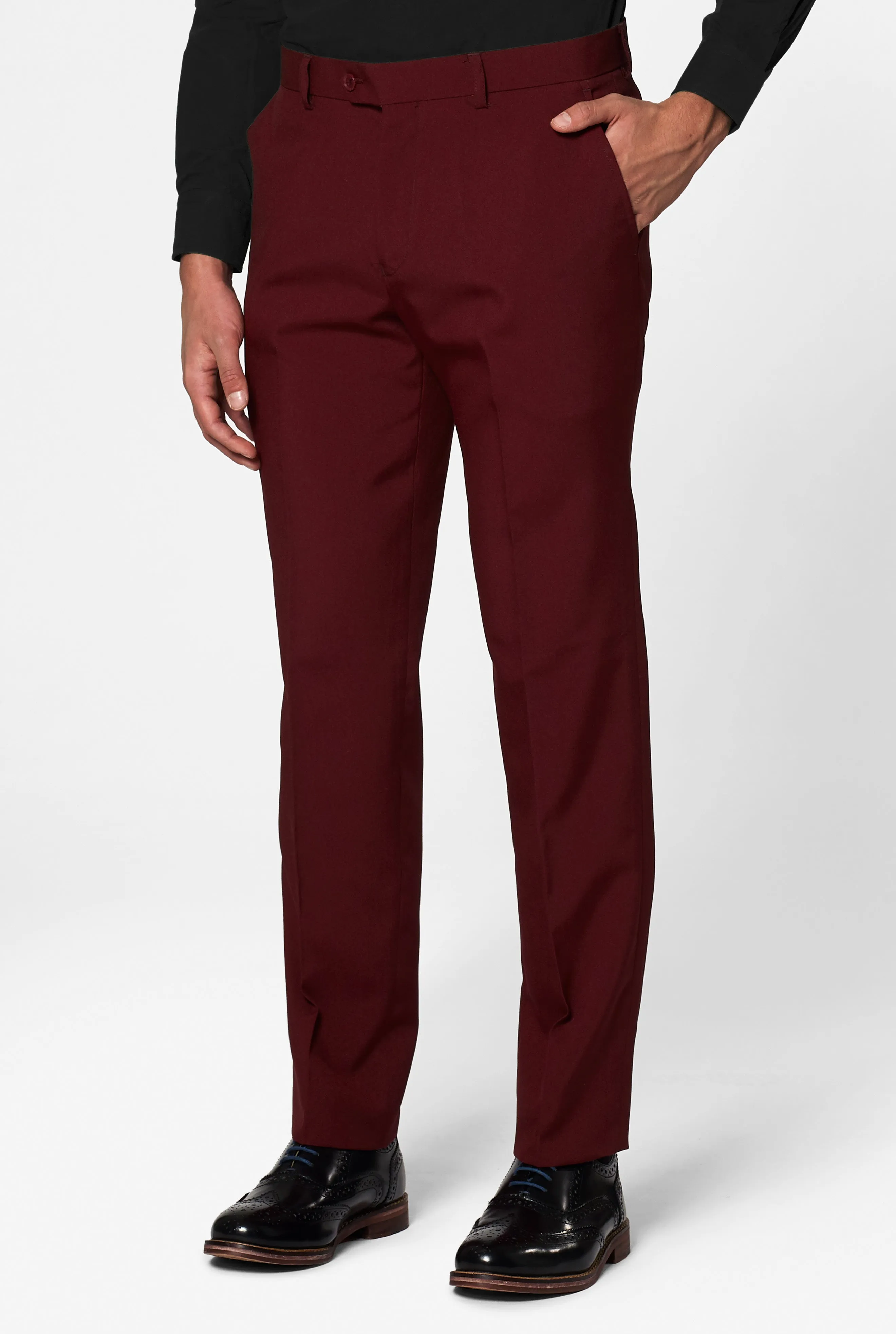 Burgundy Wedding Suit