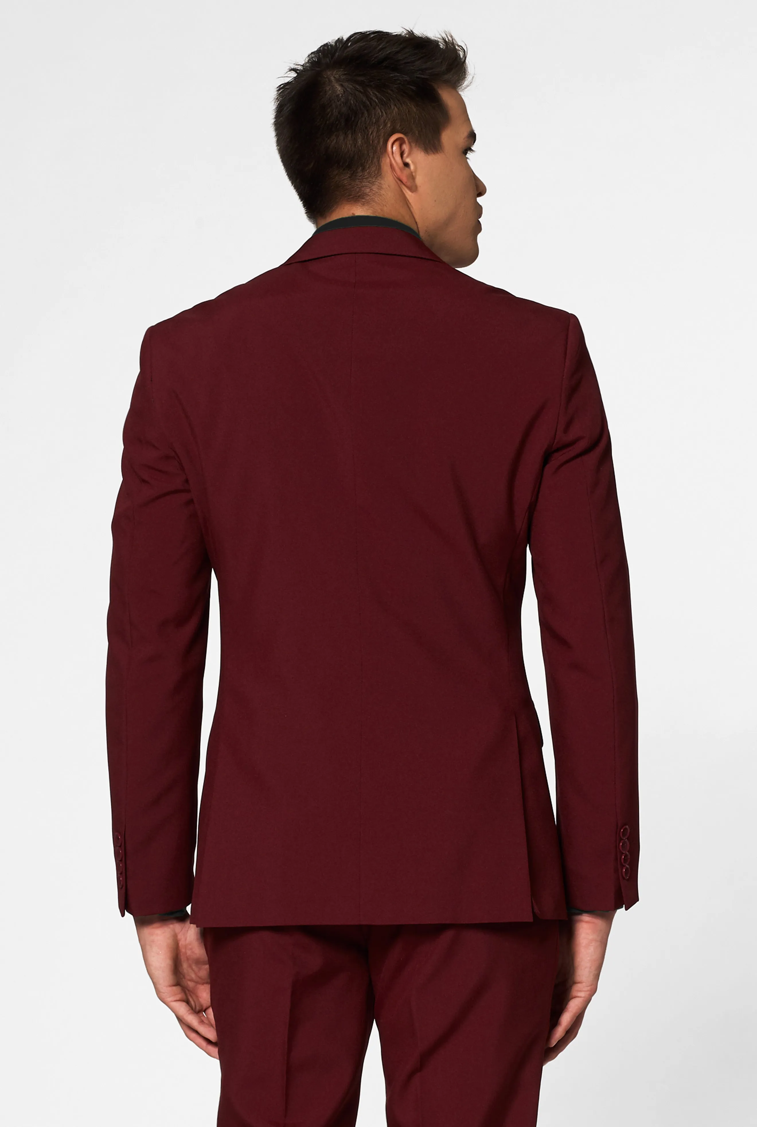 Burgundy Wedding Suit