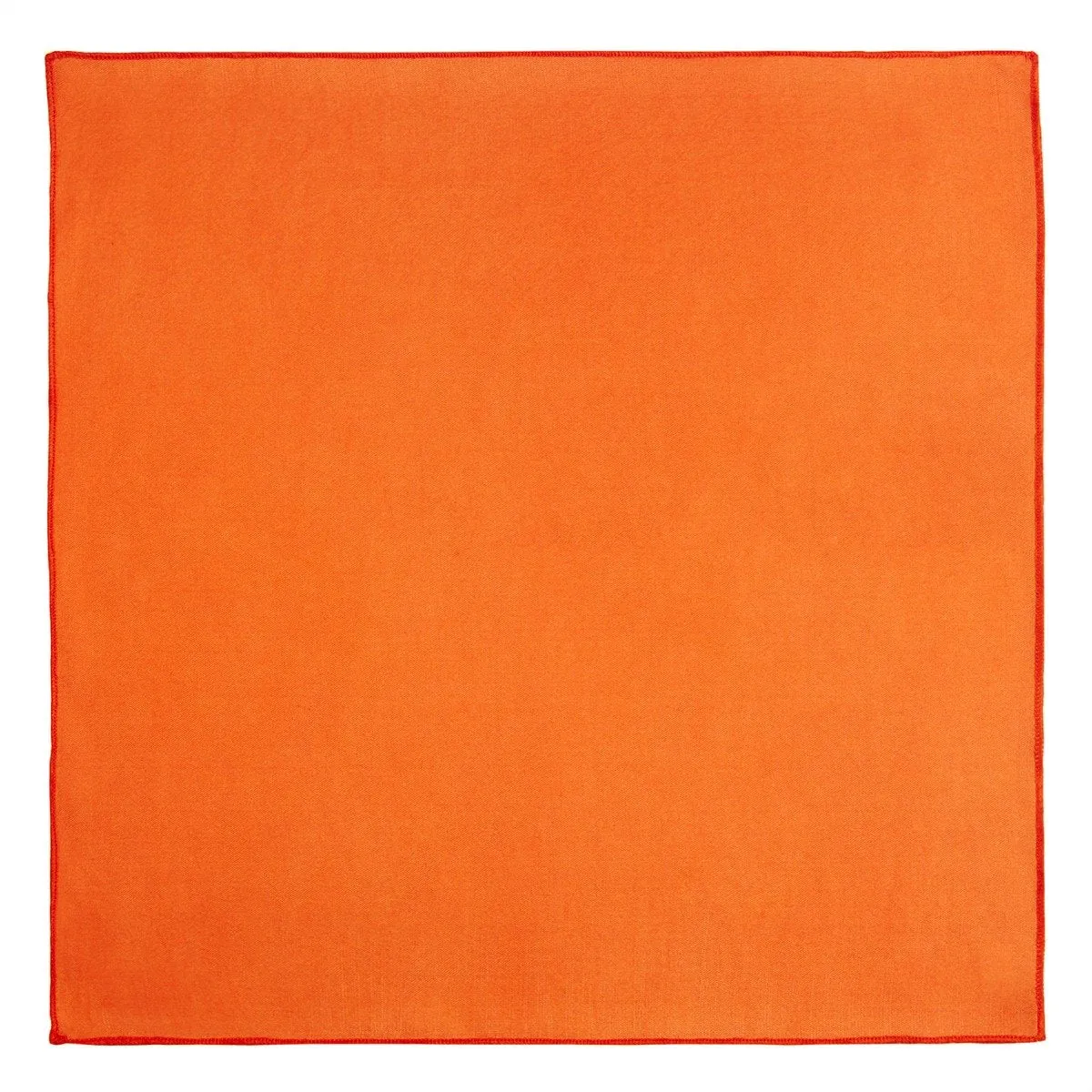 Chokore Flame Colour Pure Silk Pocket Square, from the Solids Line