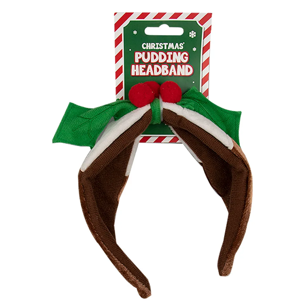 Christmas Pudding Novelty Headband