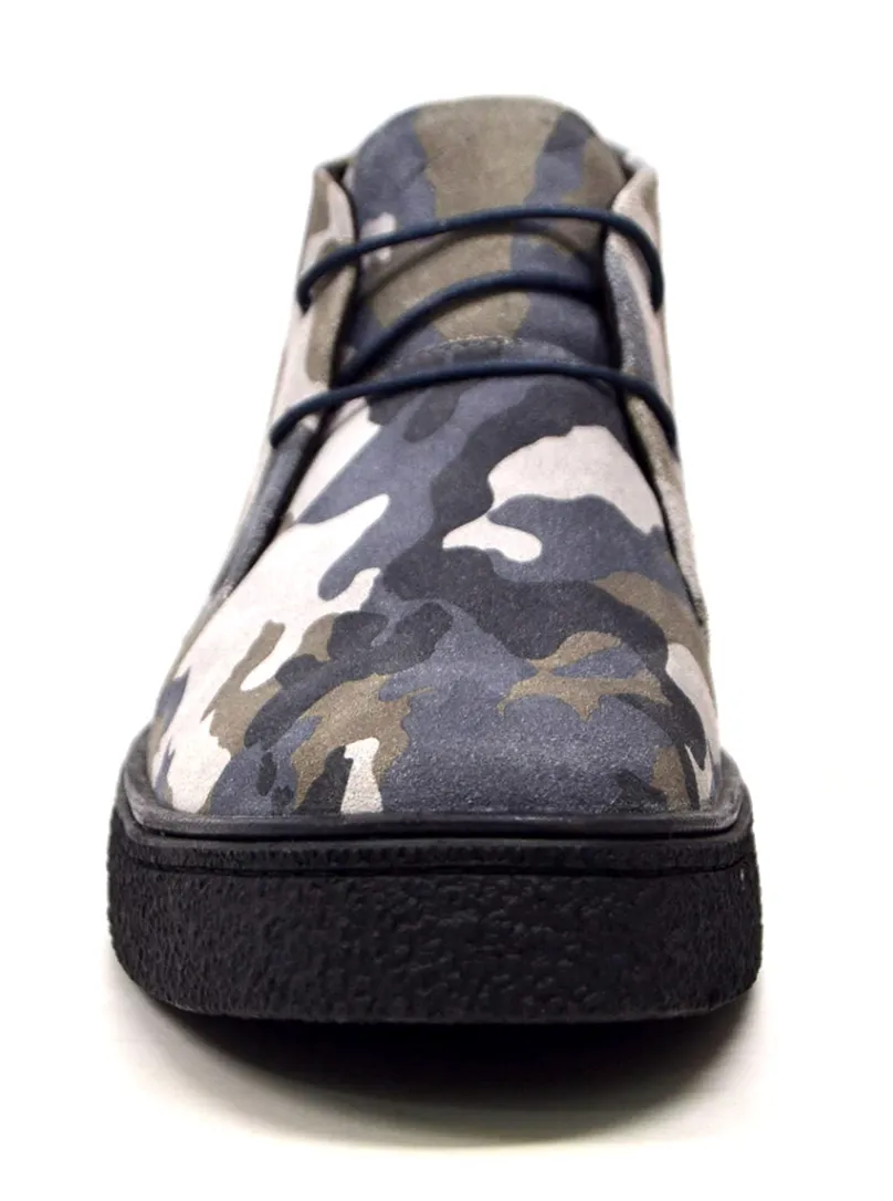 Classic PlayBoy Suede Camouflage Chukka Boots - Stylish and Comfortable