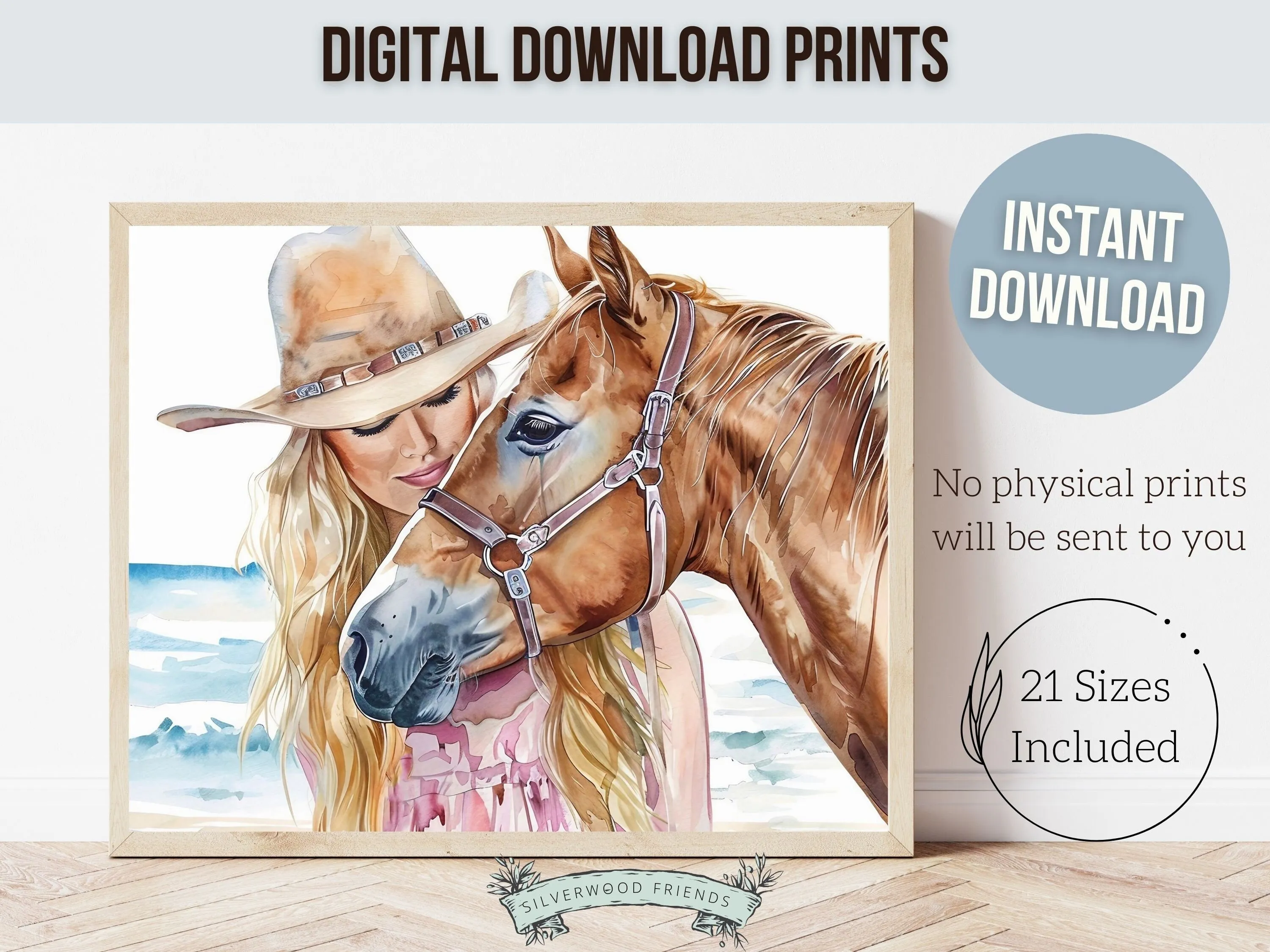 Coastal Cowgirl Print - 001