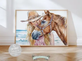 Coastal Cowgirl Print - 001