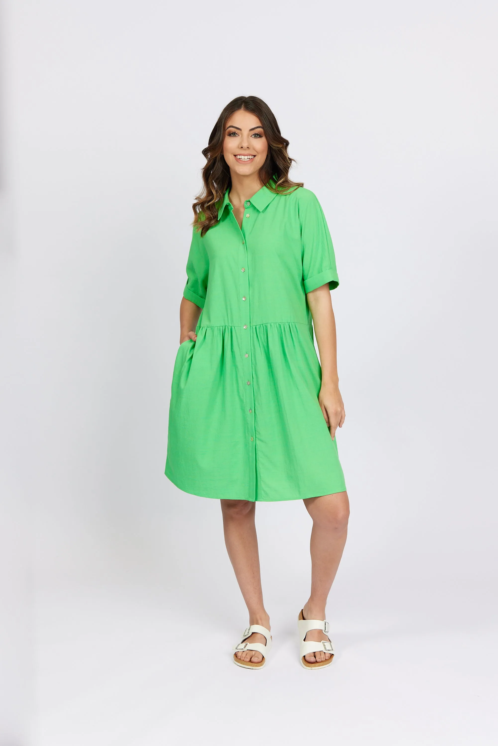 Cocoon Dress – Apple