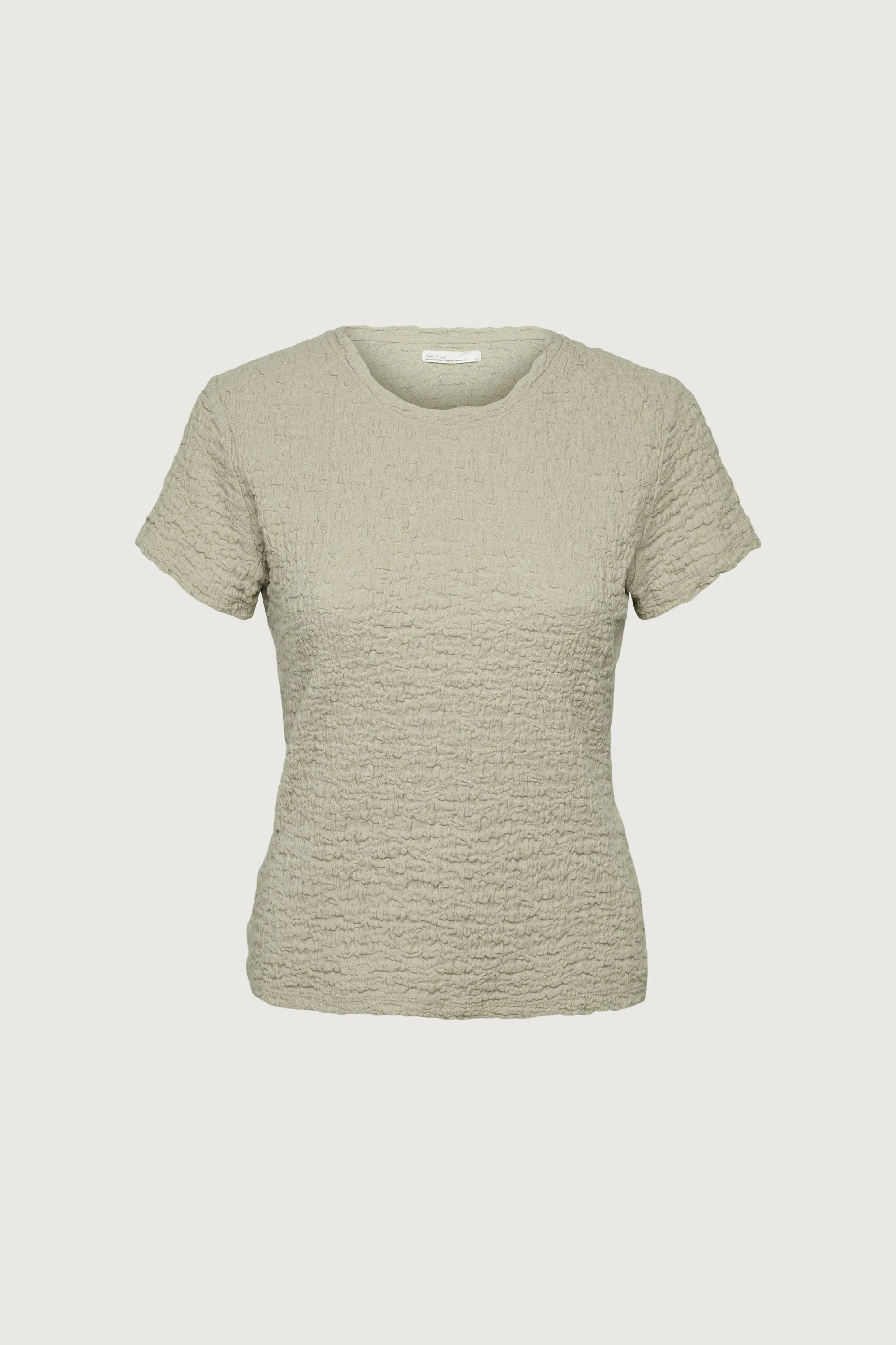 CRINKLE TEXTURED T-SHIRT