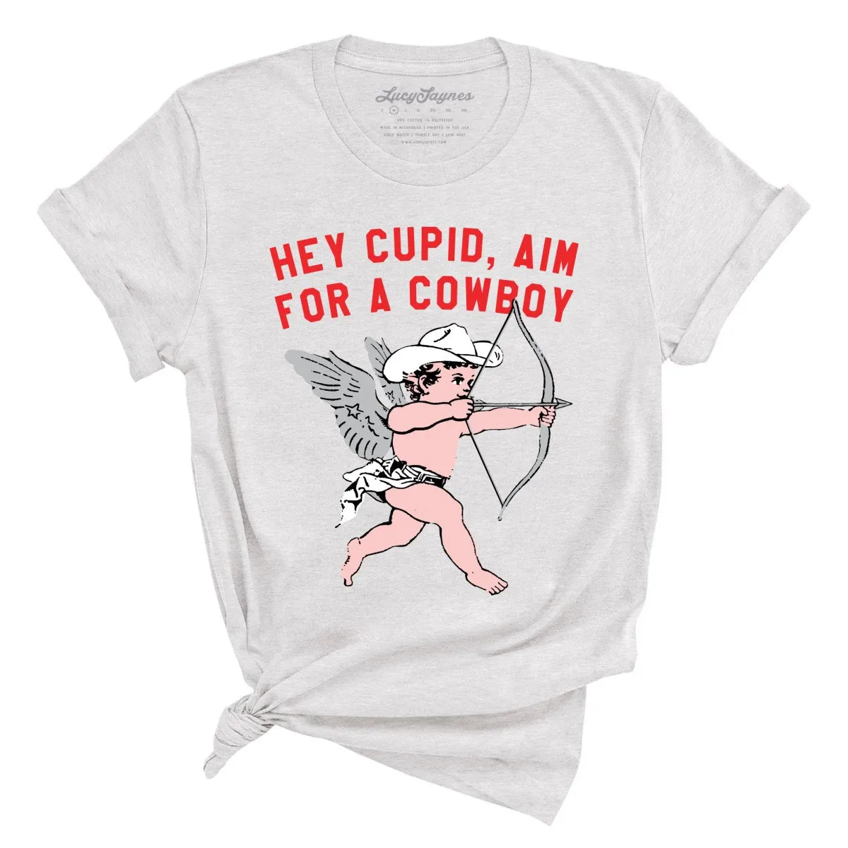 Cupid Aim For A Cowboy Tee