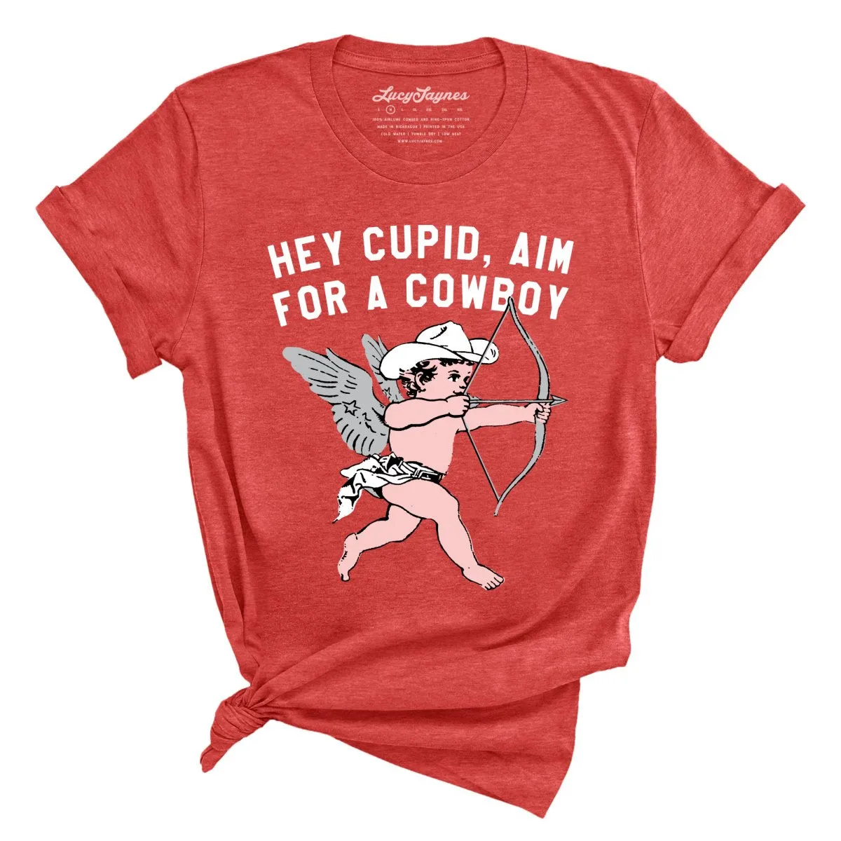 Cupid Aim For A Cowboy Tee