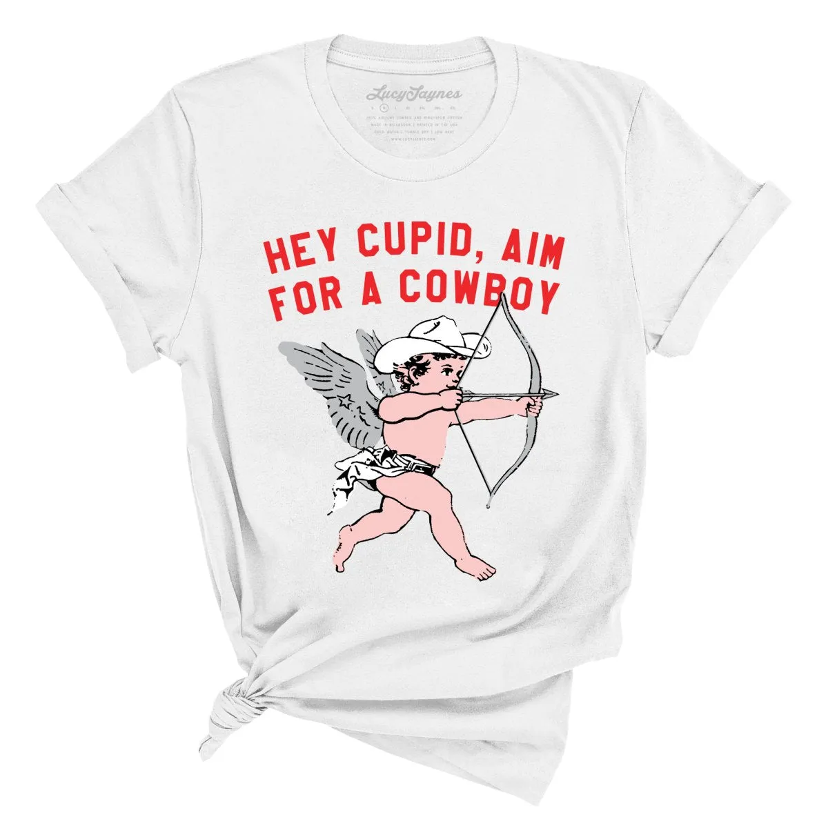 Cupid Aim For A Cowboy Tee