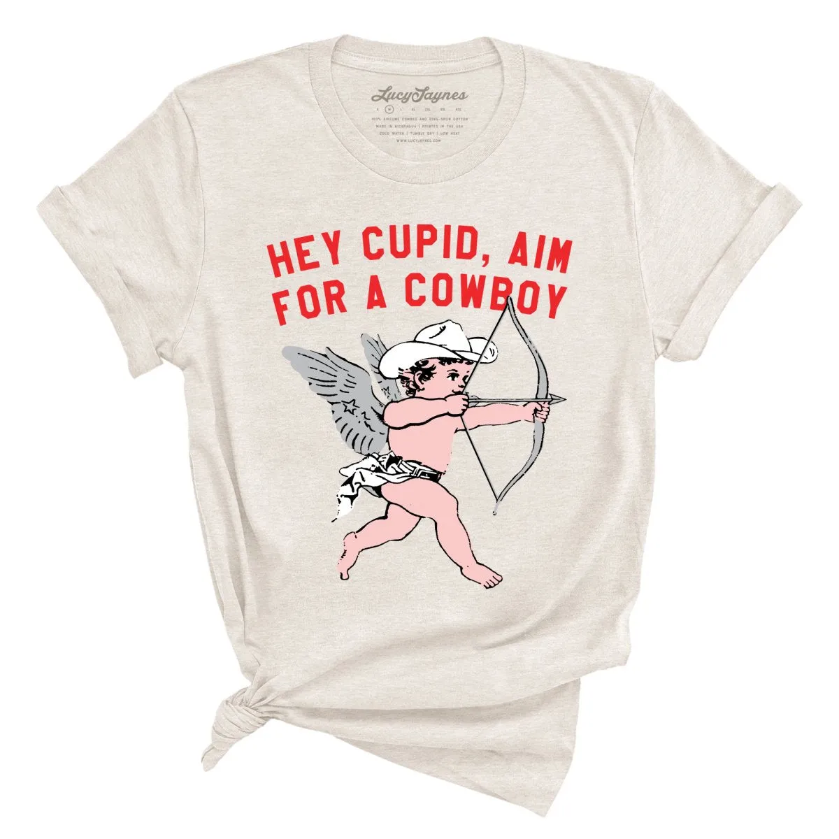 Cupid Aim For A Cowboy Tee