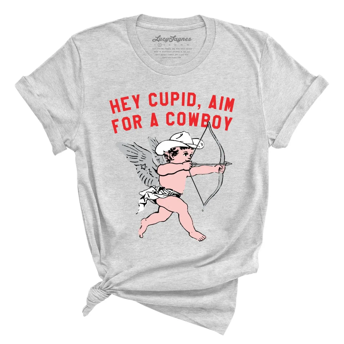 Cupid Aim For A Cowboy Tee