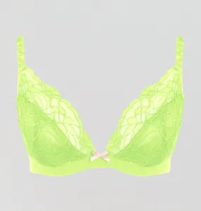 D  lace high apex plunge [Lime]