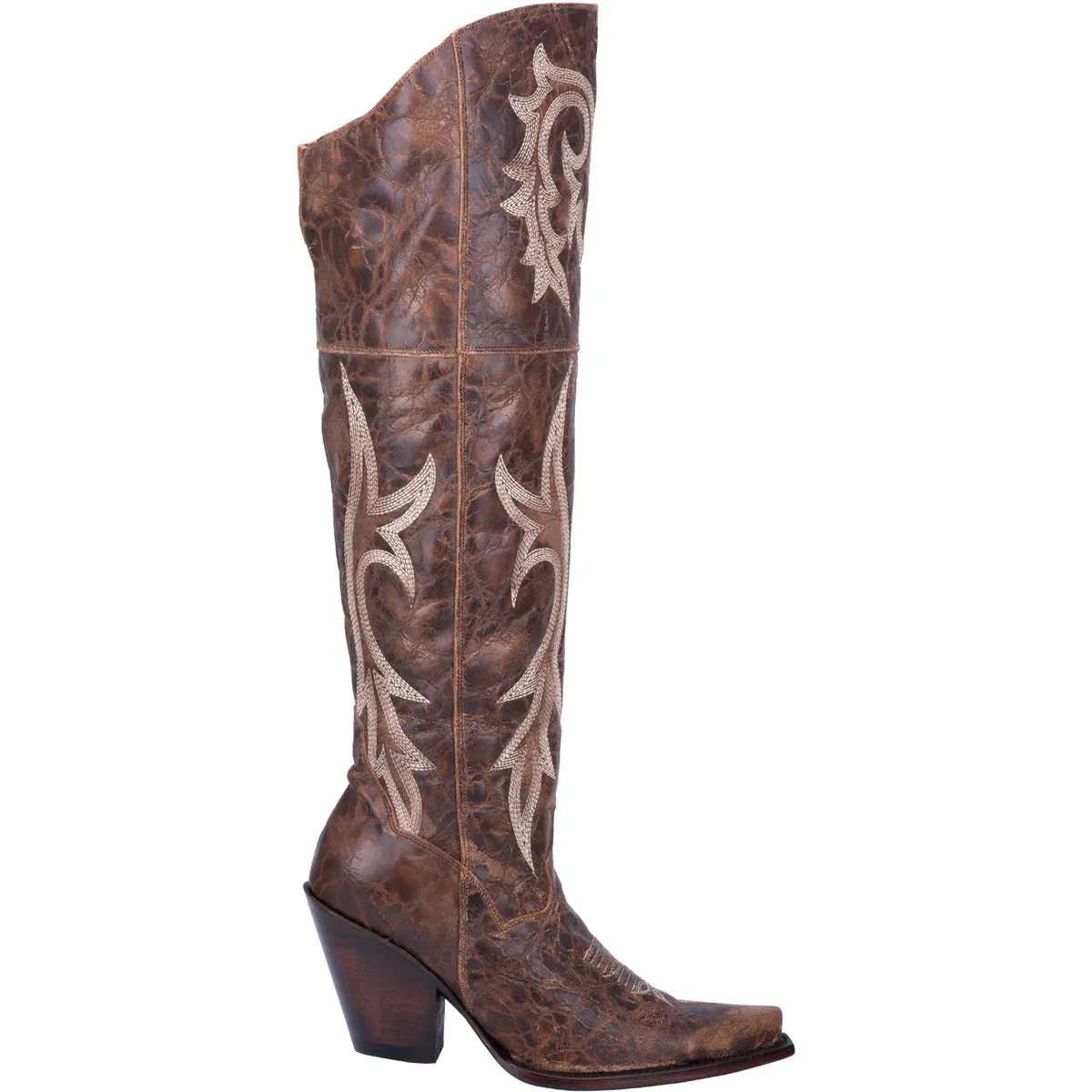 Dan Post Jilted Brown Women's Snip-toe Leather Boots