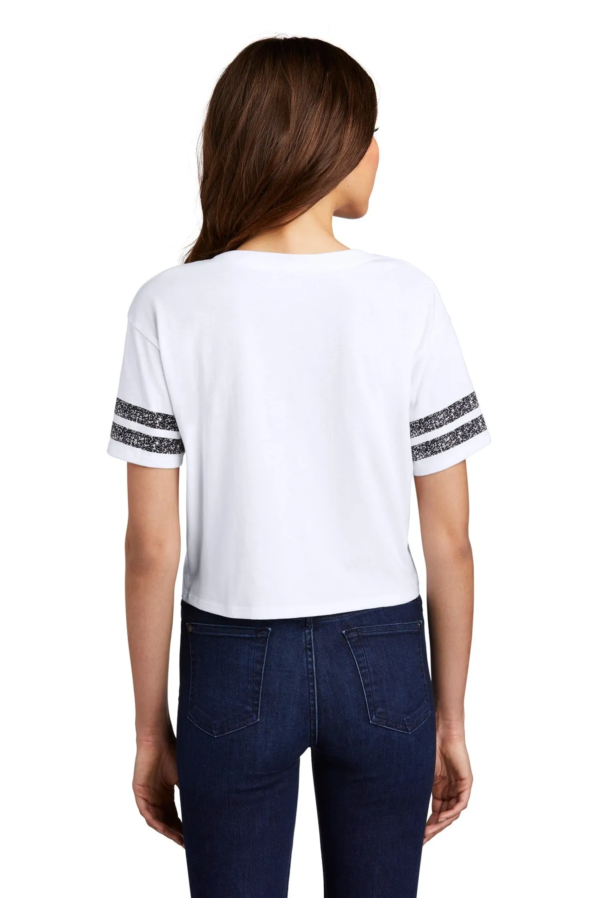 District Women's Scorecard Crop Tee DT488