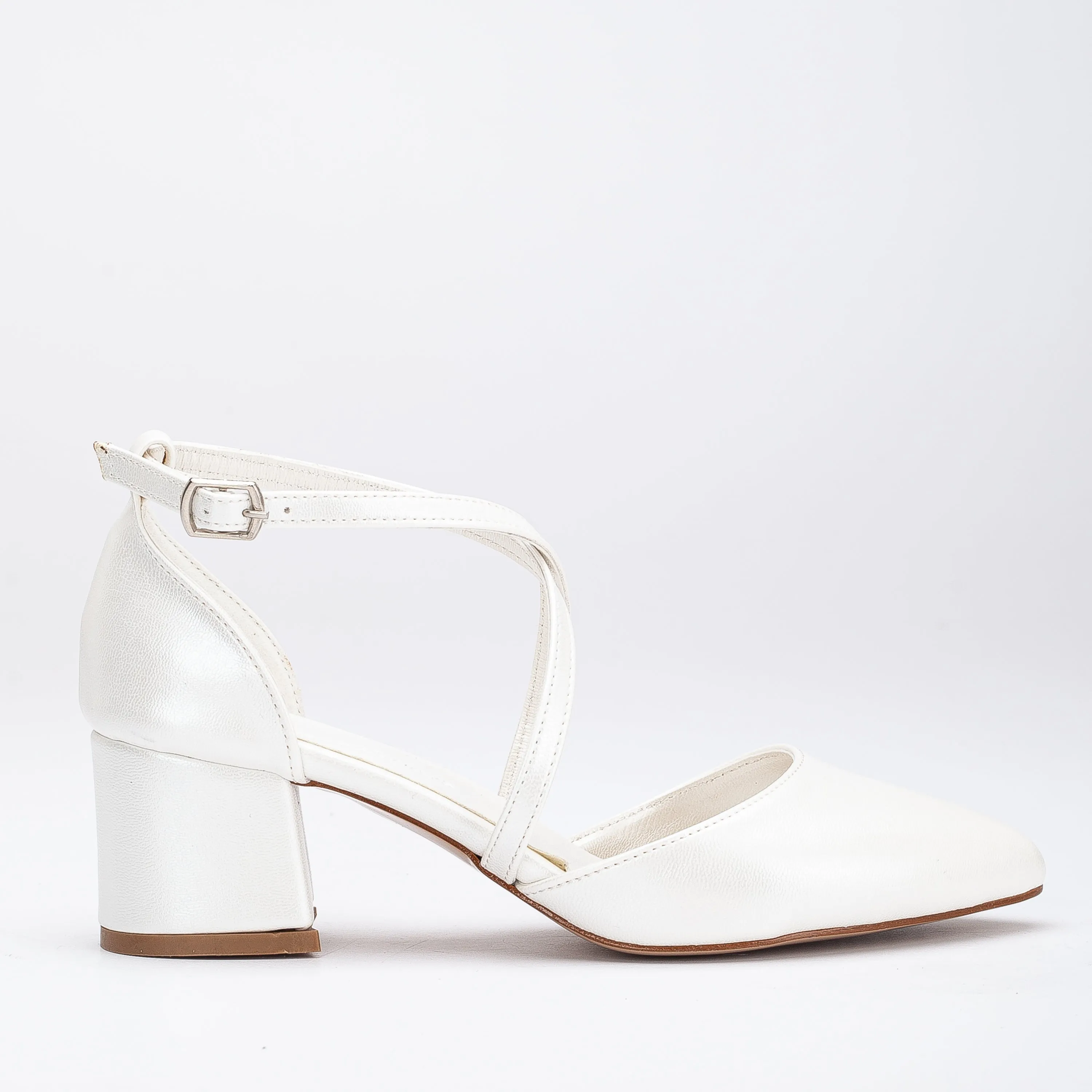 Dolly - Ivory Wedding Low Heels