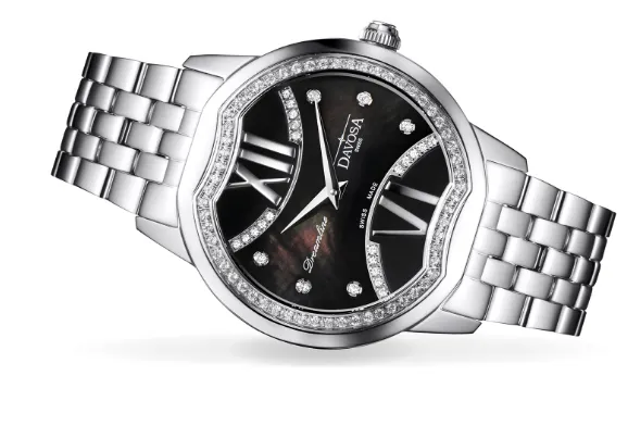 Dreamline II Quartz Swiss-Made Black Diamond Ladies Watch 16857655