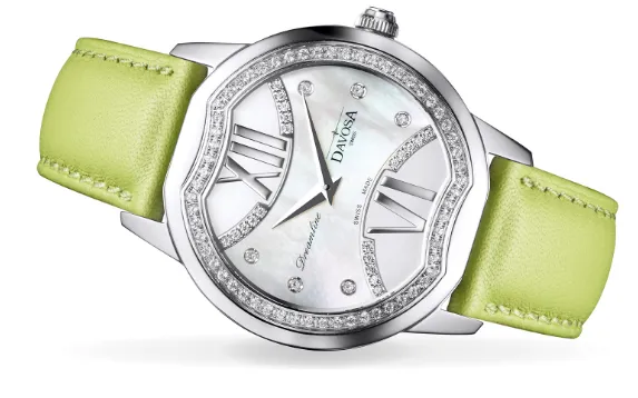 Dreamline II Quartz Swiss-Made Silver Green Ladies Watch 16755975