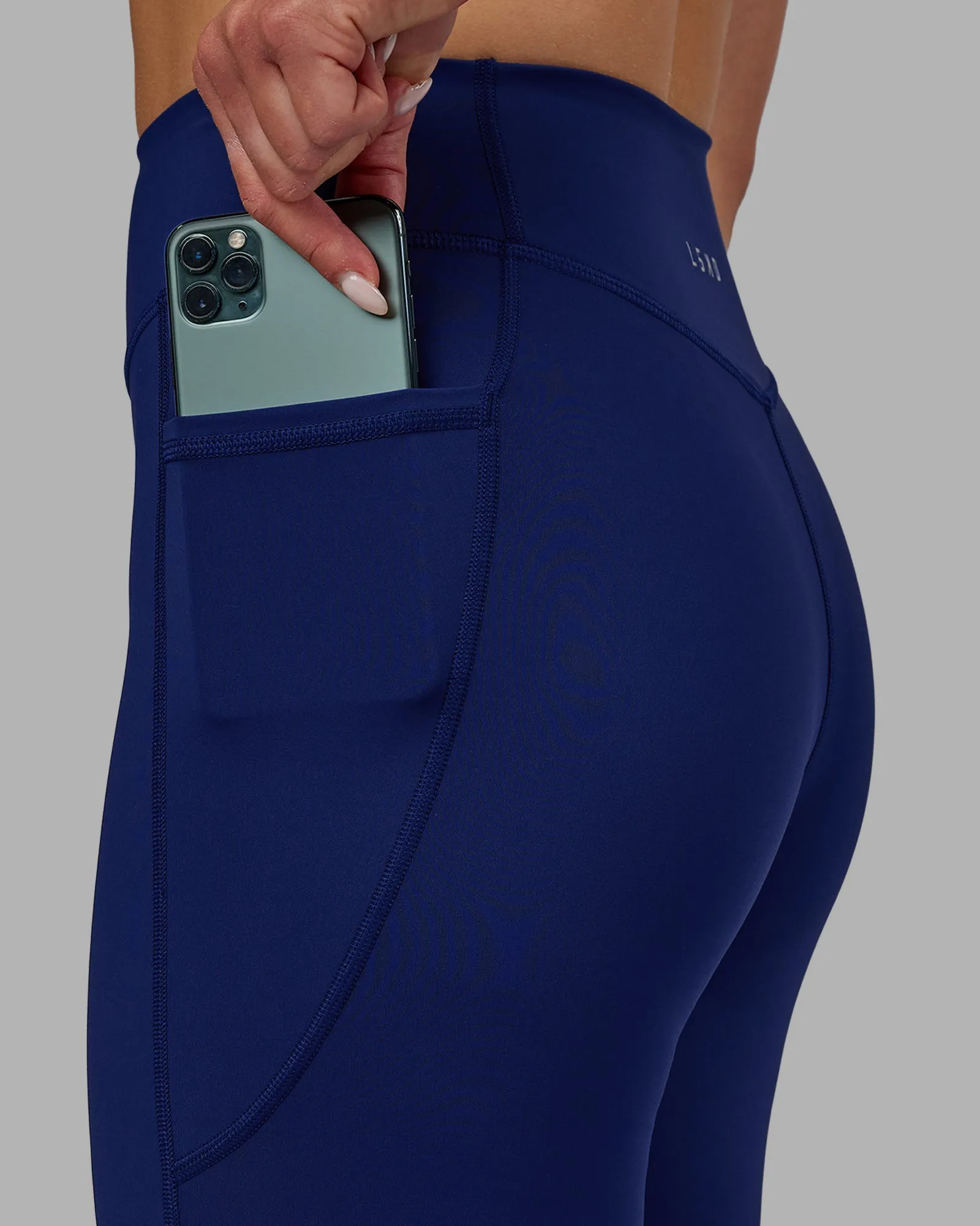 Elite 7/8 Length Leggings - Midnight Blue