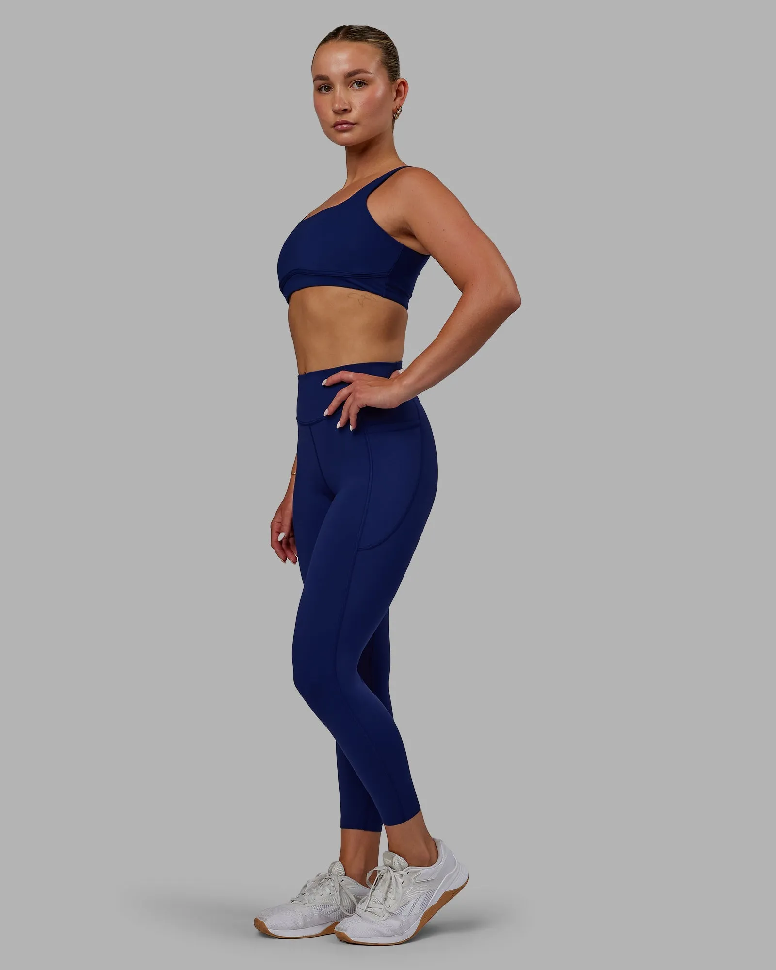 Elite 7/8 Length Leggings - Midnight Blue