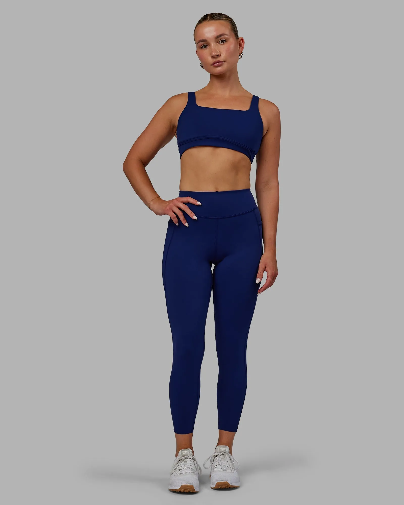 Elite 7/8 Length Leggings - Midnight Blue