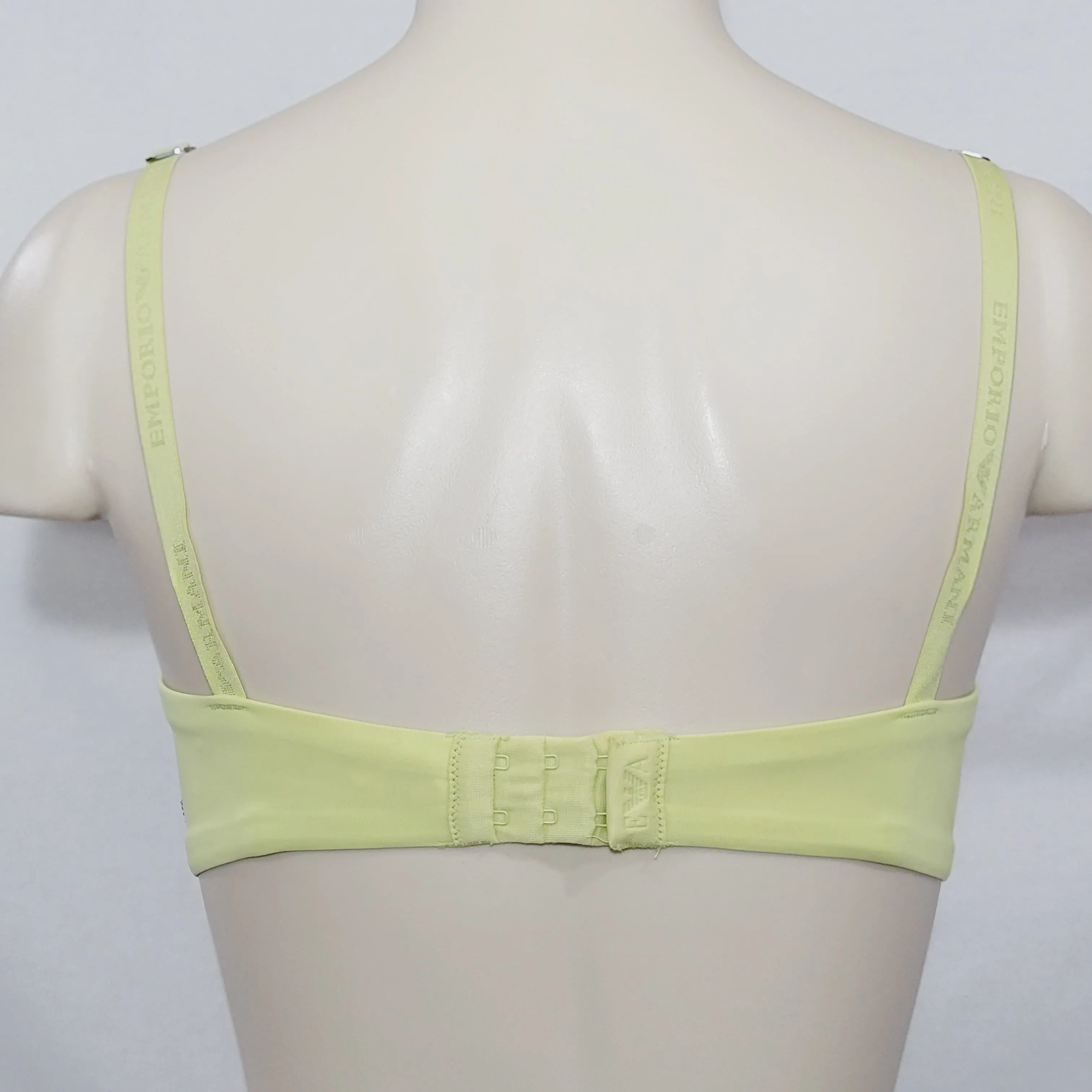 Emporio Armani 162394 Sofia Push Up Underwire Bra 32D Lime Green